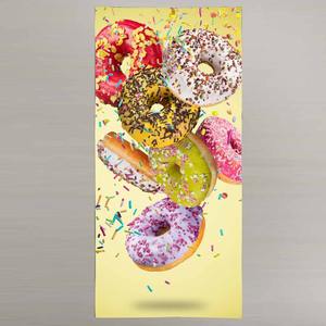 Toalla de playa de algodón personalizable 350 GSM Digital impresa con estilo Tropical para gimnasio Vacaciones verano tomar el sol 43 - Product Image 6