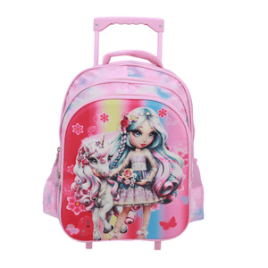<span class=keywords><strong>Mochila</strong></span> escolar para estudiantes Trolly <span class=keywords><strong>sirena</strong></span> astronauta cuento de hadas dibujos animados niñas niños <span class=keywords><strong>mochila</strong></span> para la escuela <span class=keywords><strong>con</strong></span> <span class=keywords><strong>ruedas</strong></span> - Product Image 4