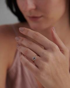 Premium Diamond Round Halo Solitaire Ring Round Solitaire Anillo de compromiso Set Moissanite Silver Wedding Jewelry Proveedor - Product Image 6