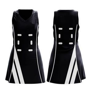 Para el proveedor Impreso Netball Uniforme Diseño personalizado Equipo Deporte Mujeres Jersey Logotipo personalizado 100% Poliéster Venta al por mayor Entrenamiento Adultos - Product Image 2