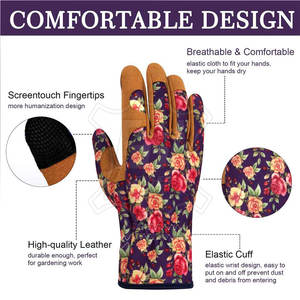 Gants de jardinage robustes, respirants, avec poignée antidérapante, gants de jardinage en vrac, gants d'aménagement paysager, gants d'agriculture - Product Image 2
