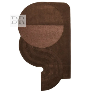 High Quality Hand Woven Tufted Wool <b>Rug</b> Modern Minimalist Solid Pattern <b>Large</b> Area for Dining & Home Floor in Small Spaces - Product Image 6