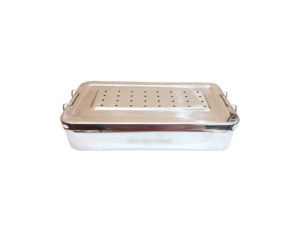 กล่องเก็บเครื่องมือผ่าตัดขนาด 7×14×3.5 นิ้ว - กล่องจัดเก็บและฆ่าเชื้อเครื่องมือทางการแพทย์คุณภาพพรีเมียม - Product Image 1