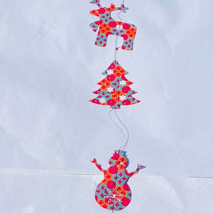 ชุดอุปกรณ์ตกแต่งงานปาร์ตี้คริสต์มาสแบบแขวนทำด้วยมือทำจากกระดาษต้นคริสต์มาส - Product Image 1