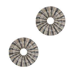 Vente en gros de décoration murale ronde en bambou de haute qualité Décoration intérieure Fabriqué au Vietnam - Product Image 1