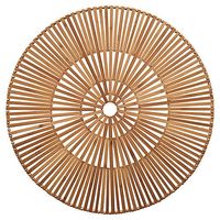 Meilleure collection Star Crafts India : Sous-verres modernes en jacinthe d'eau tressée, blanc et marron, 12x12 pouces, résistants à la chaleur, écologiques