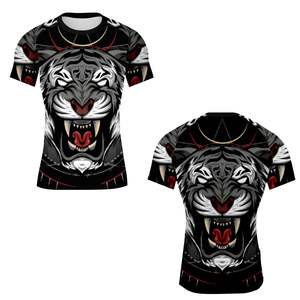 2025 bonne qualité prix de gros personnalisé numérique imprimé Mma Rash Guards Bjj surf combat hommes Rash Guards - Product Image 3