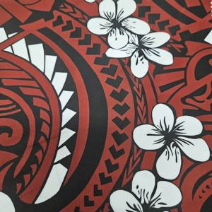 ใหม่สดใสสวยงามสวยงามพิมพ์โพลินีเซียบนผ้าโพลีเอสเตอร์ระบายอากาศนุ่มความกว้าง 58 นิ้วพร้อมส่งทันที - Product Image 5