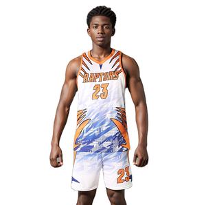 2026 Customized High Quality Breathable Plus <b>Size</b> Adult <b>Basketball</b> Uniform Latest Design - Product Image 1