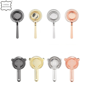 Todos los colores, nuevo diseño, colador de cóctel de acero inoxidable, colador de comida, té, café, con barra de mango largo, herramientas, tipo Material metálico - Product Image 5