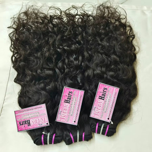 Cheveux 100% Remy, qualité naturelle, cheveux indiens bruts bouclés, produit d'un seul donneur, longue durée, double trame à la machine, 100 grammes - Product Image 1