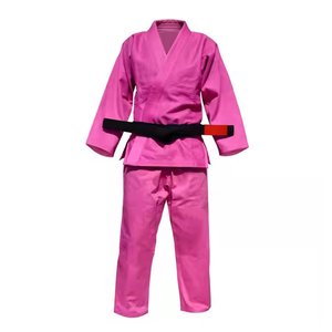 Uniforme de kimono de jiu jitsu BJJ de couleur légère Facile et confortable à porter Costumes de karaté Service OEM pour les arts martiaux - Product Image 5