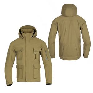 Fournisseur en gros d'équipements d'aventure en plein air, usine directe, vêtements de chasse, faible MOQ, veste softshell imperméable à plusieurs poches - Product Image 3