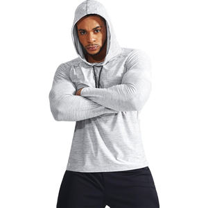 Sudadera con Capucha de Secado Rápido para Hombre, Protección UV, Ropa Deportiva, Manga Raglán, Camiseta con Capucha, Absorbe la Humedad, Rendimiento Superior - Product Image 6