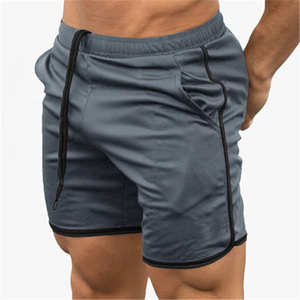 Shorts de sport respirants à taille haute pour femmes, séchage rapide, en maille, pour la course, la plage, l'entraînement, la gym, le fitness, personnalisables, pas chers, été, nouvelle collection, couleur unie - Product Image 4