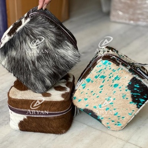 Joyero hecho a mano de cuero para mujer, caja de almacenamiento de joyería de viaje, el mejor regalo - Product Image 1