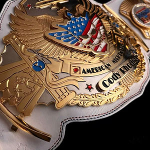 Ceinture de sport en cuir de vache de haute qualité, lourde, avec boucle en alliage, pour hommes et femmes adultes - Product Image 1