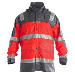 Chaqueta de Seguridad Reflectante de Alta Visibilidad para Construcción, 100% Poliéster, Transpirable, de Secado Rápido, Alta Calidad, Suministro de Fábrica al por Mayor - Product Image 3