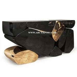 Conception moderne attrayante Table de Console centrale en métal de grande taille bureau café meubles de maison Table de Console en métal par ARC Export - Product Image 4