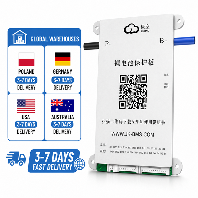 Jikong  JK-BD6A24S8P Battery Management System (BMS) for Lifepo4 Li-ion 8S-24S Metal Core PCB Board Jikong