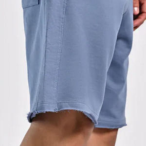 Short léger pour hommes ceinture élastique tissu en mélange de coton respirant style décontracté confortable parfait pour la tenue quotidienne d'été - Product Image 4