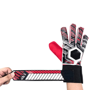 ถุงมือผู้รักษาประตูฟุตบอลคุณภาพสูง ระบายอากาศได้ดี น้ำหนักเบา สำหรับผู้ใหญ่ ดีไซน์ใหม่ พร้อมนิ้วทำจากหนังลาเท็กซ์ สำหรับใช้งานกลางแจ้ง - Product Image 5