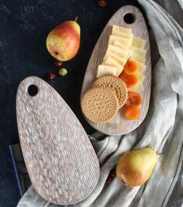 Tabla de cortar de madera antimicrobiana para preparación de alimentos seguros de tendencia con superficie resistente a los arañazos no tóxica para uso diario - Product Image 6