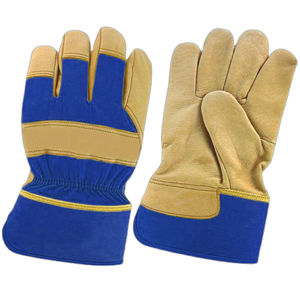 Guantes de Seguridad Mecánicos de Venta al por Mayor, Cuero Sintético Transpirable con Spandex, Guantes de Trabajo de Protección Industrial para las Manos - Product Image 3