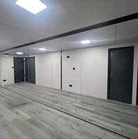 Maison conteneur extensible de 20 pieds, installation facile, hébergement en conteneur maritime, étanche, cabine mobile préfabriquée personnalisée
