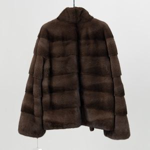 2026 New <b>Woman</b> Mink Short <b>Coat</b> Thickened Faux Fur Warm Stand Collar Winter Luxury Fashion Outerwear - Product Image 2