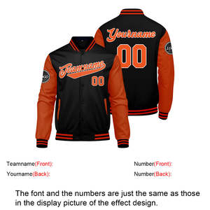 Veste de baseball formelle en toile de printemps de haute qualité, broderie en chenille, col rond, unisexe, collège - Product Image 4