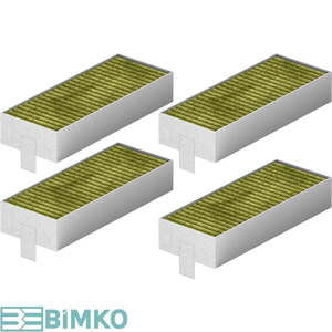 Juego de 4 pzas. De. Filtros de carbón activado para campanas extractoras, filtro de campana extractora, piezas de repuesto de la mejor calidad 17007412 - Product Image 1