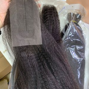 Yaki Kinky Straight Vietnamese Super Double Drawn Bundles Extensiones de cabello completo Sin procesar Virgen Máquina humana Doble tejido - Product Image 4