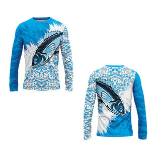 Camisa de Pesca Transpirable con Protección Solar UPF 50+ y Logotipo Personalizado al por Mayor, Impresión por Sublimación Personalizada, Ligera, Servicio OEM en Oferta - Product Image 5