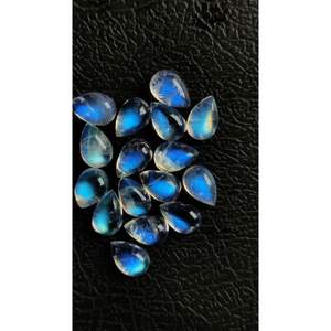 Cabochon en forme de poire de pierres précieuses de Labradorite naturelle Unique de haute qualité pour la fabrication de bijoux en vrac calibré meilleure qualité - Product Image 1