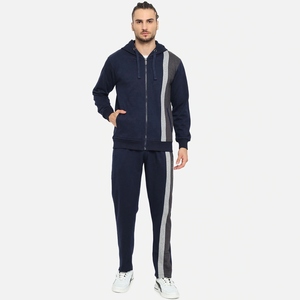 Conjunto Deportivo de 2 Piezas con Capucha y Cordón para Hombre, Diseño Sólido, Logotipo Personalizado, Ropa Deportiva Activa para Correr, Venta al Por Mayor - Product Image 4