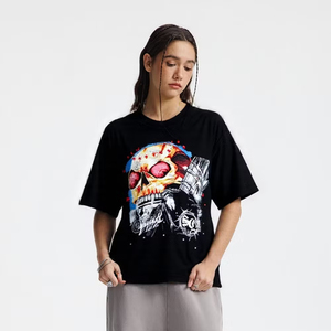 Camiseta Extra Grande para Hombre, Lavable, con Estampado Personalizado OEM, para Reuniones de Amigos y Uso Casual - Product Image 1