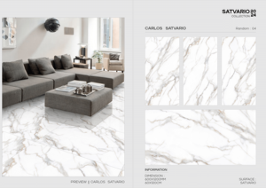 Dernière conception de marbre 600x1200mm appartement brillant porcelaine émaillée céramique grande taille carrelage mur sol dalles de pierre frittée carreaux - Product Image 5