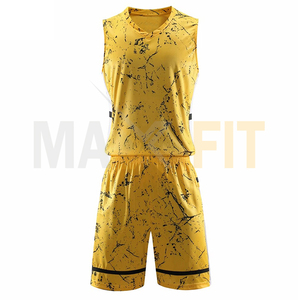 MAXFIT ENTERPRISES Uniforme de basket-ball de qualité supérieure pour homme Bonne vente Vêtements d'équipe grande taille en solde - Product Image 1