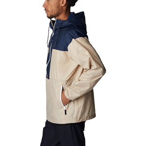 Veste coupe-vent décontractée pour homme de haute qualité 100% - Coupe ajustée - Couleur unie - Col montant - Épaisseur fine contrastée - Product Image 3