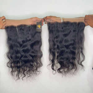 วิกผมด้านหน้าแบบมีลูกไม้ใสปิดแบบ HD มีลูกไม้ผมจริงพร้อมผมเด็ก - Product Image 1