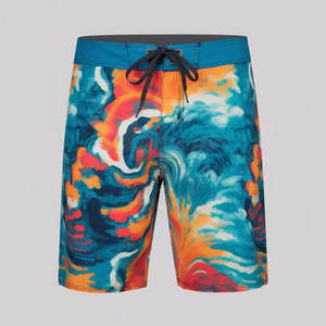 Shorts de sublimation en coton léger, respirant, coupe ample, best-seller, en vente - Product Image 1