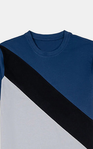 High Quality Panel Work Customize Men's T-Shirts Fine Quality 100% Cotton Jersey <b>Fabric</b> T-shirt For Men's - Product Image 4