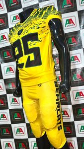 2025 personalizado fútbol americano Jersey pantalón transpirable aparejos sarga bordado corto de talla grande fábrica Pakistán fotos reales - Product Image 6