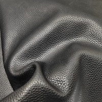 Kain Kulit Asli Organik 1.1-1.3mm Bermotif Geometris Litchi untuk Kerajinan Koper, Sepatu, Furnitur, Sofa, Sabuk Rumah, Tas Tangan