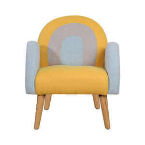 Upholstered <b>Toddler</b> Chair , <b>Toddler</b> Armchair with Solid Wood,Teddy Fabric Kid <b>Sofa</b> Chair ,Kid Chair for Dining and School - Product Image 2