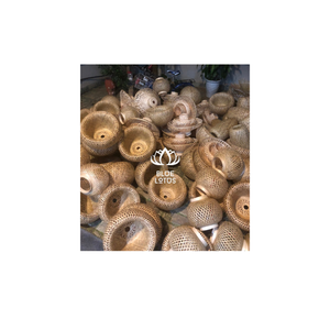 โคมไฟหวายไม้ไผ่ธรรมชาติทำมือ2024 - Product Image 1