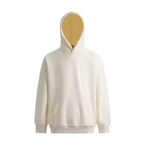 Sudaderas con capucha para hombre con logotipo personalizado, Sudadera con capucha en blanco de rizo francés, Jersey recortado cuadrado, sudaderas con capucha de color sólido de peso pesado - Product Image 4