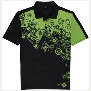 เสื้อโปโลแขนสั้นผ้าโพลีเอสเตอร์ระบายอากาศแขนสั้นแบบ100% สำหรับทีมพิมพ์โลโก้แบบกำหนดเอง - Product Image 4