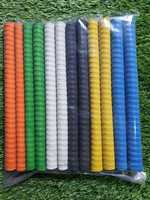 POWER HINT Empuñaduras de Goma Multicolor para Bate de Cricket - Ligeras, Antideslizantes, 38mm de Grosor, Ecológicas, Duraderas, Ambidiestras, OEM